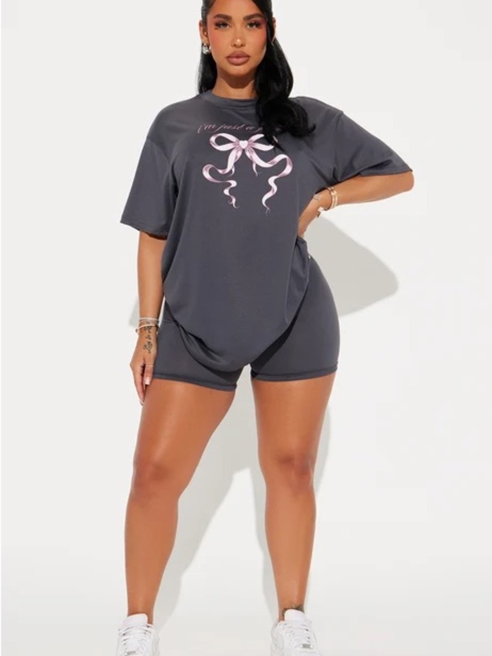 Just a girl short set